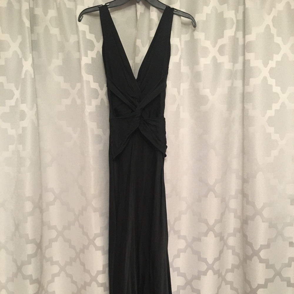 Classy Long Black Nicole Miller Dress